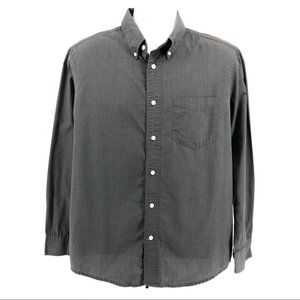 Chaps Gray Dress Shirt, Size M